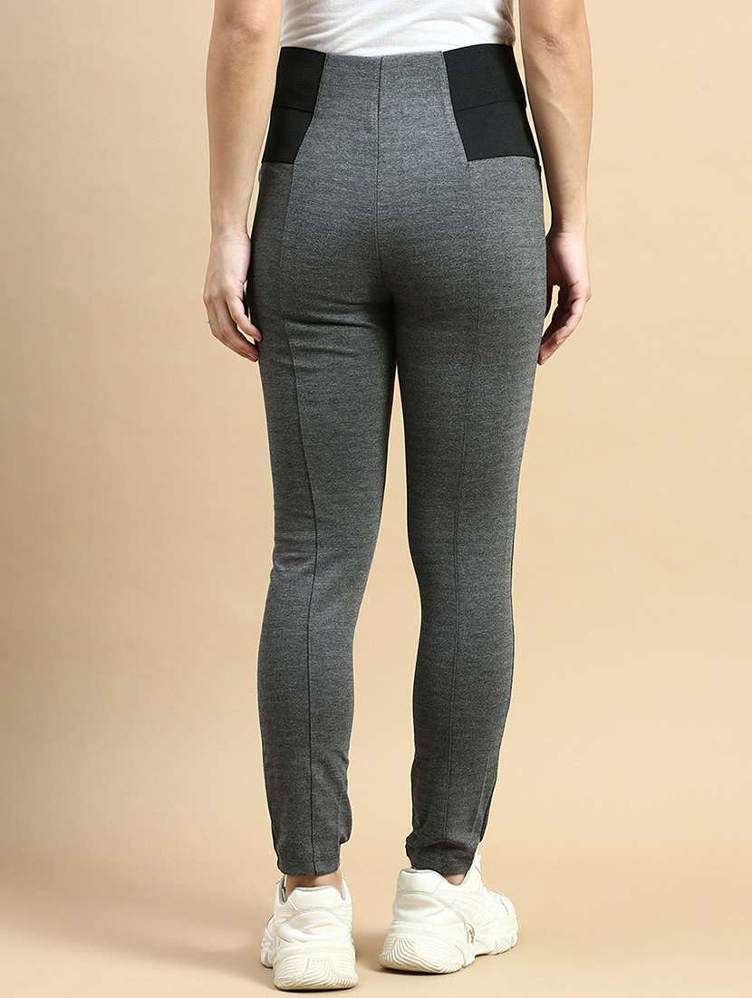 women high rise solid jeggings - 21365262 -  Standard Image - 2
