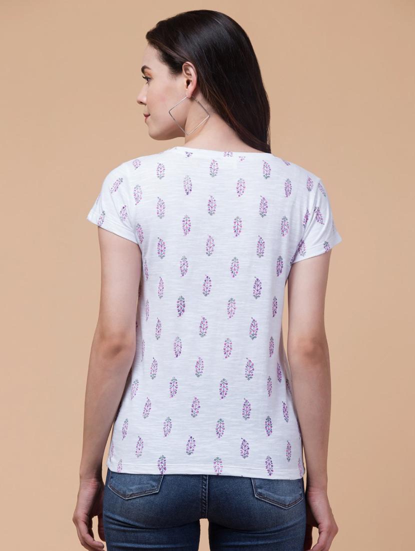 women pack of 2 printed t-shirt - 21367165 - Standard Image - 2