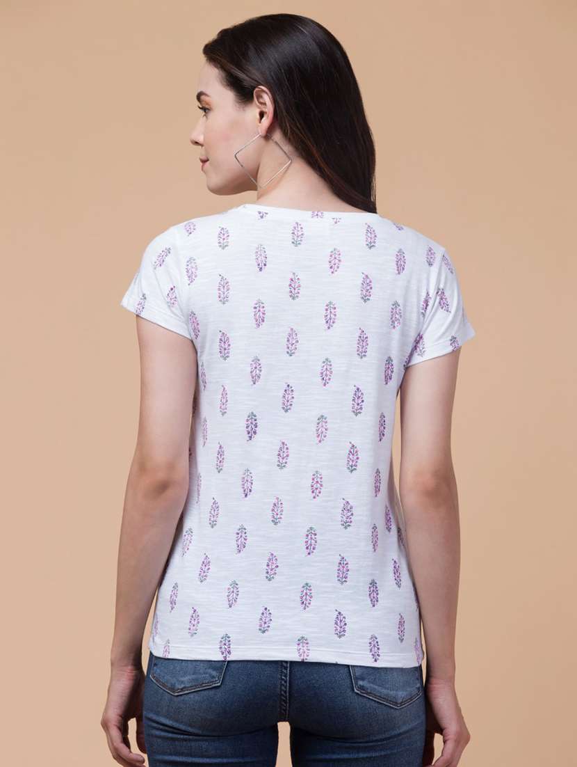 women pack of 2 round neck t-shirts - 21367199 - Standard Image - 2