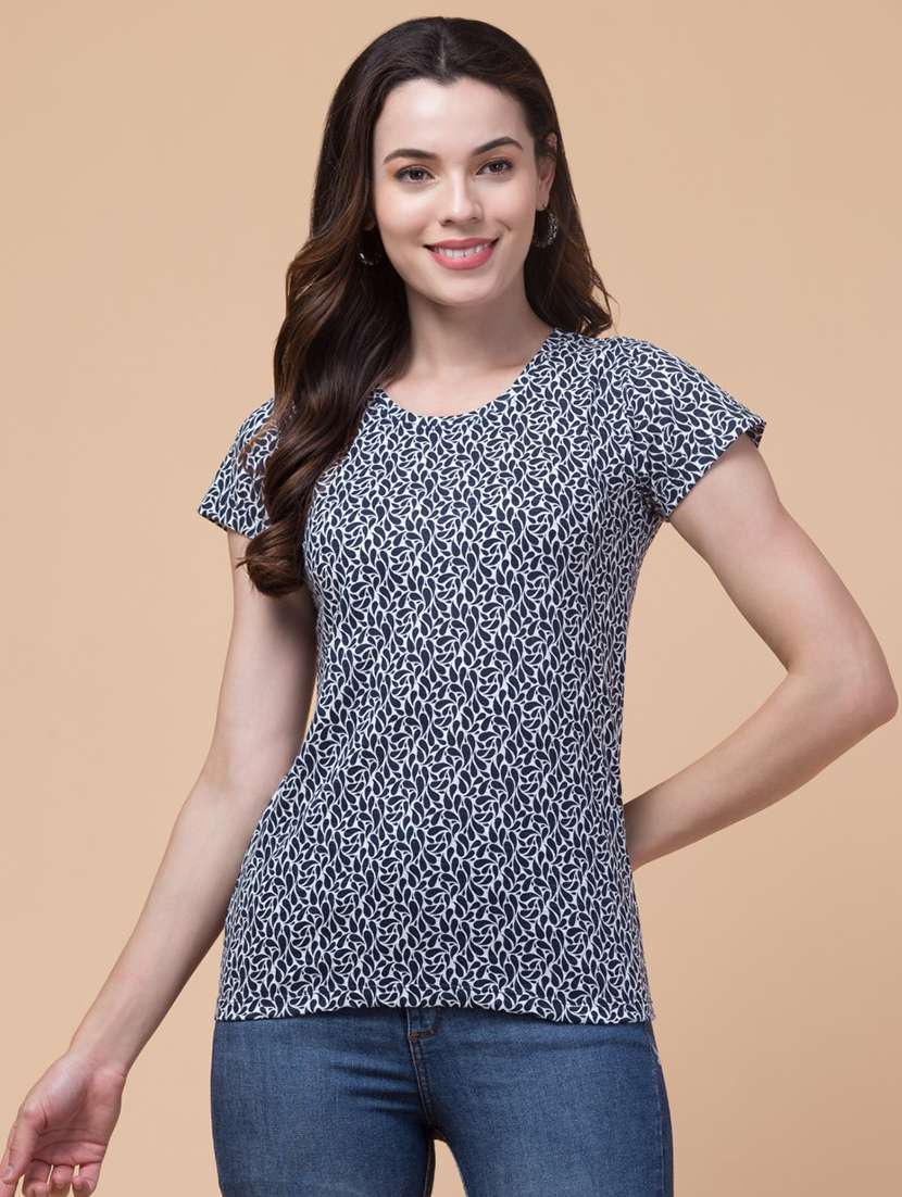 women pack of 2 printed t-shirt - 21367205 - Standard Image - 2