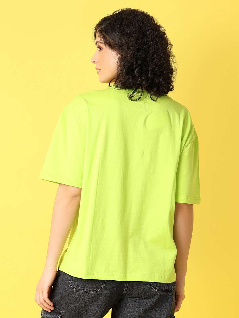 Women Printed Oversized T-shirt - 21369044 -  Standard Image - 2