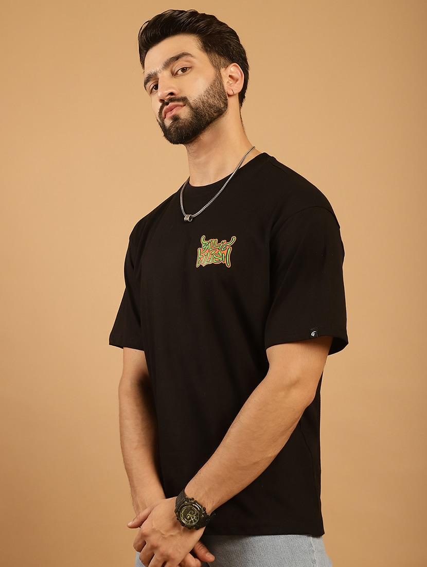 men round neck back print t-shirt - 21369582 - Standard Image - 2
