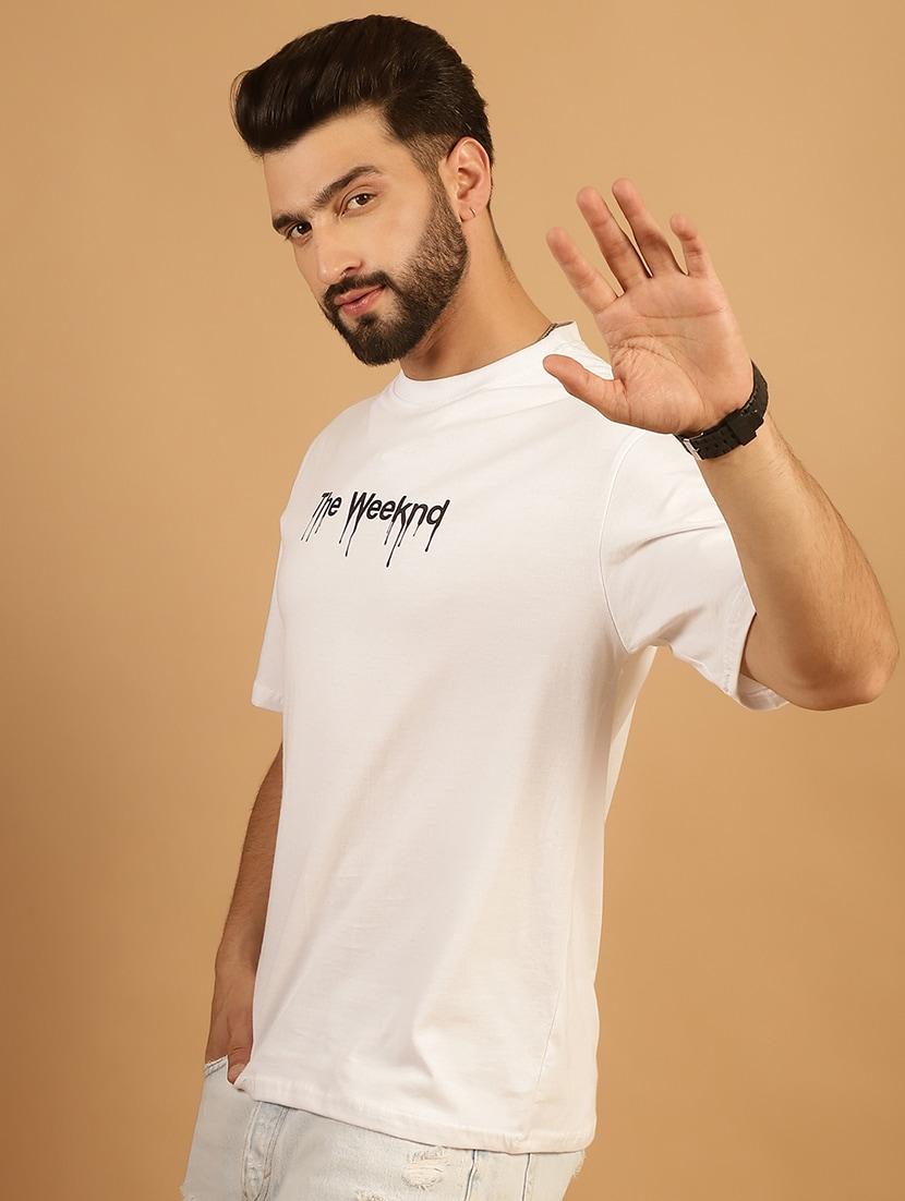 men round neck back print t-shirt - 21369588 - Standard Image - 2