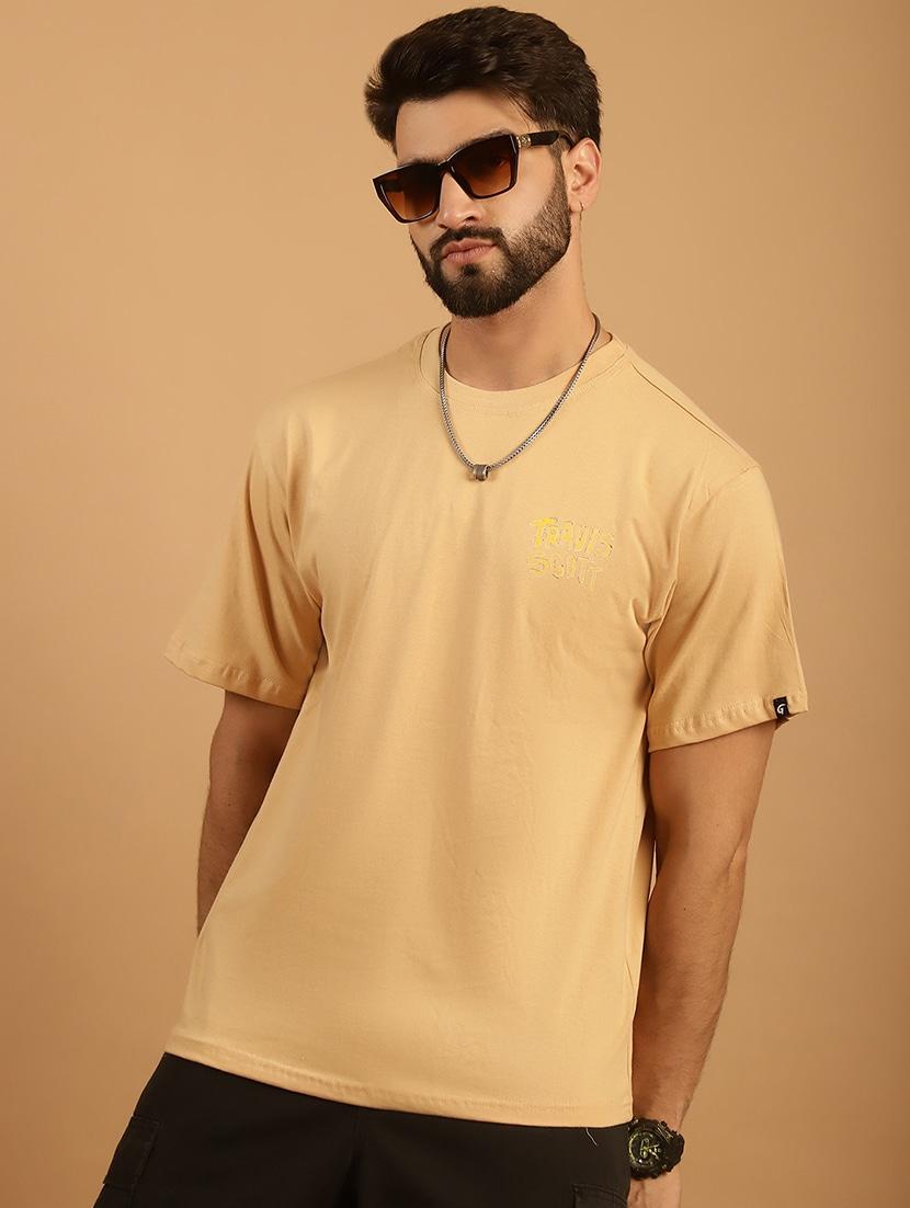 men round neck back print t-shirt - 21369602 - Standard Image - 2