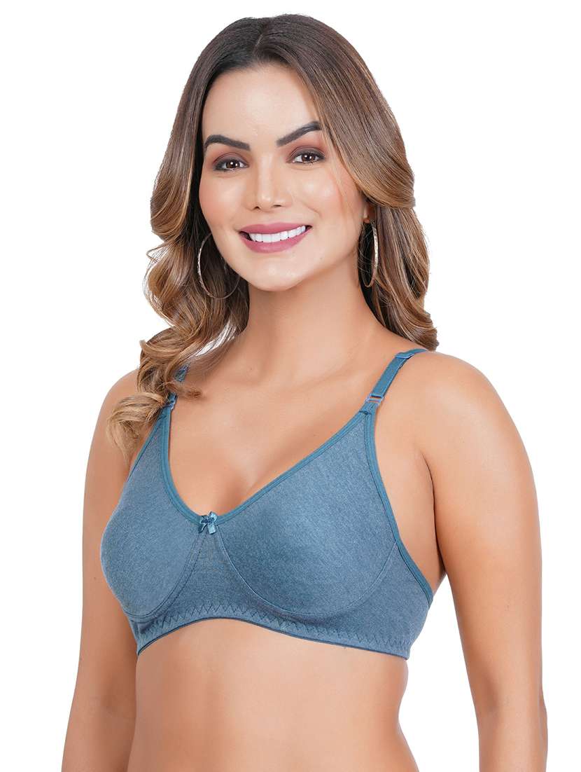 women pack of 2 solid regular bra - 21369915 -  Standard Image - 2