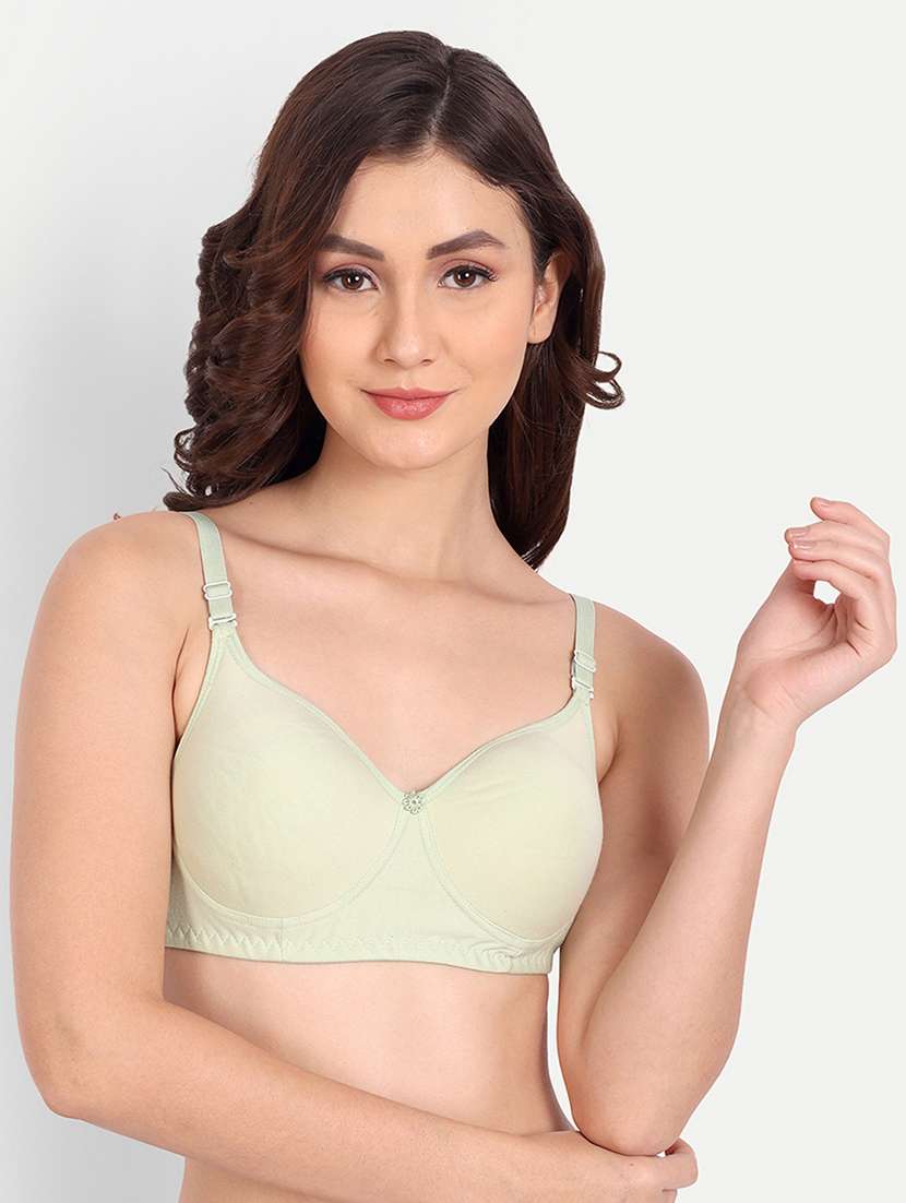 women pack of 2 solid regular bra - 21369922 -  Standard Image - 2