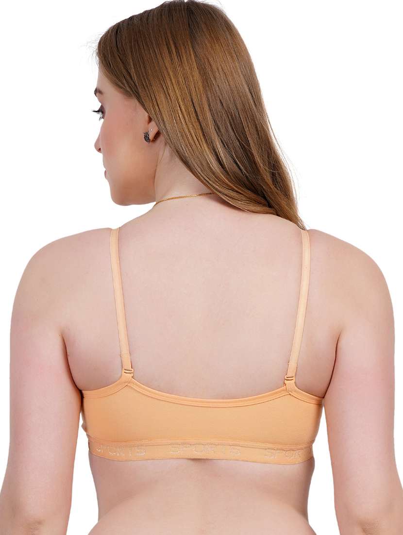 women solid sports bra - 21369983 -  Standard Image - 2