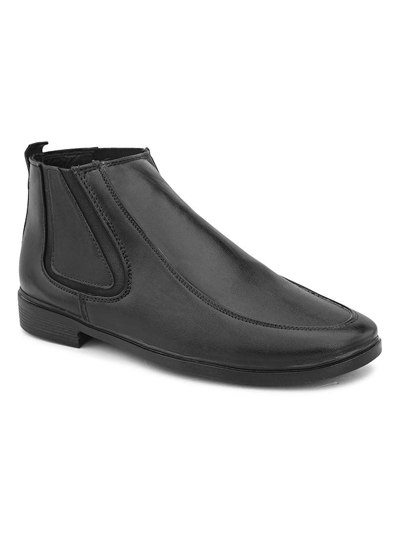 black synthetic lace up shoes - 21370040 - Standard Image - 2