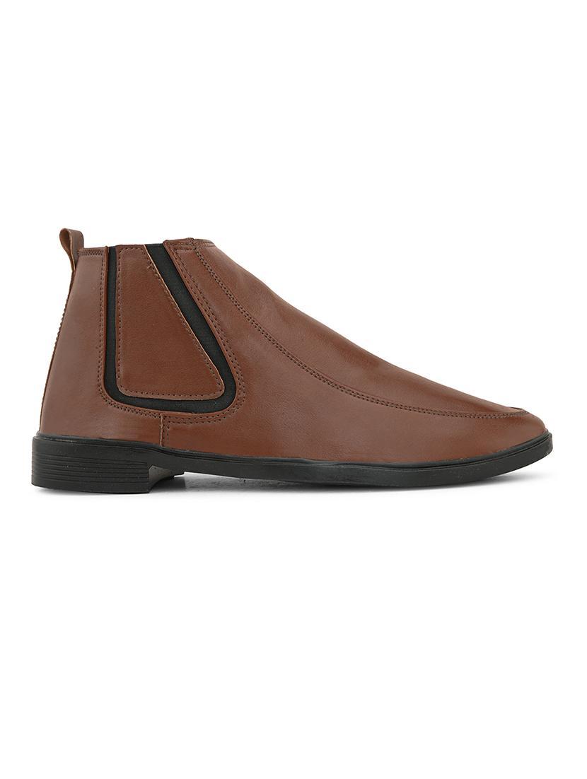 tan synthetic lace up shoes - 21370041 - Standard Image - 2