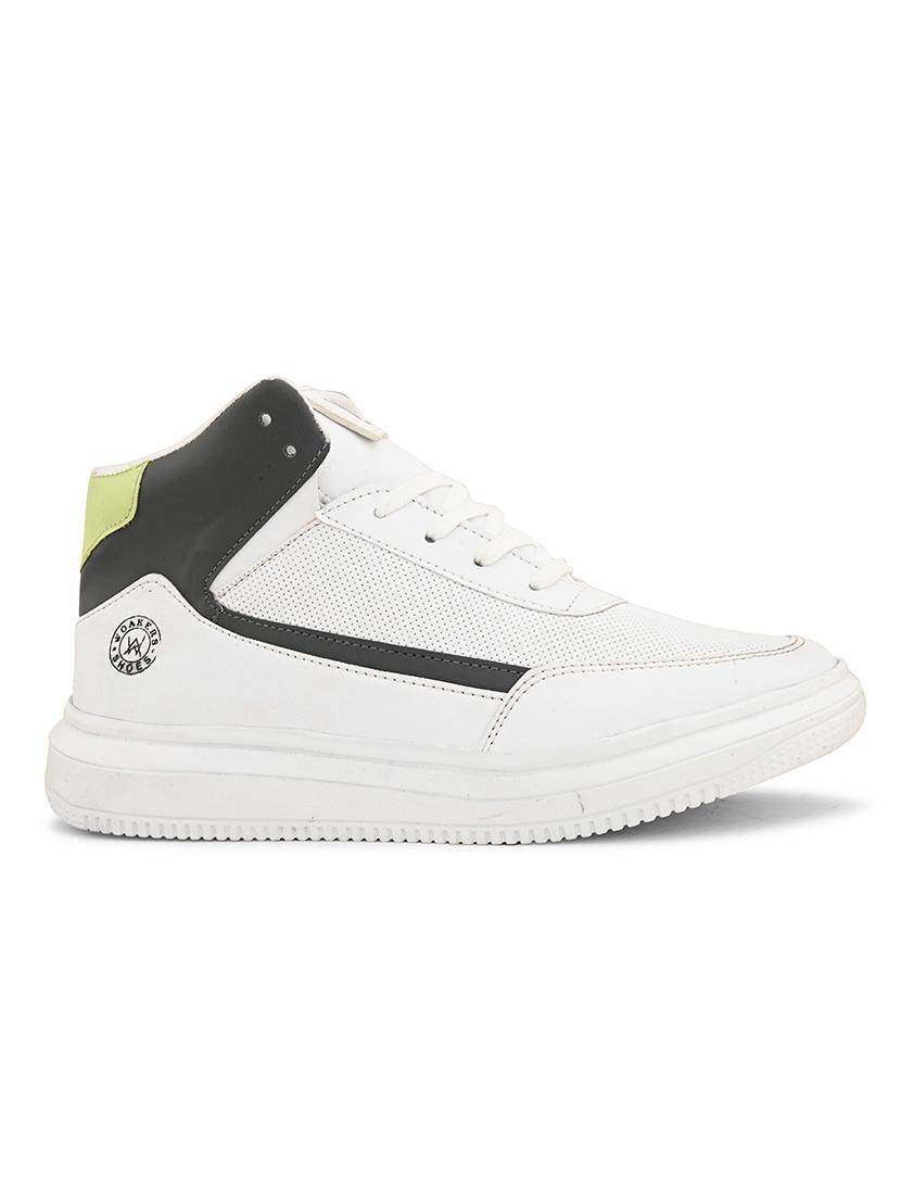 white synthetic lace up shoes - 21370059 - Standard Image - 2