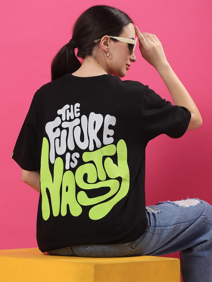 women back print oversized t-shirt - 21370902 - Standard Image - 2
