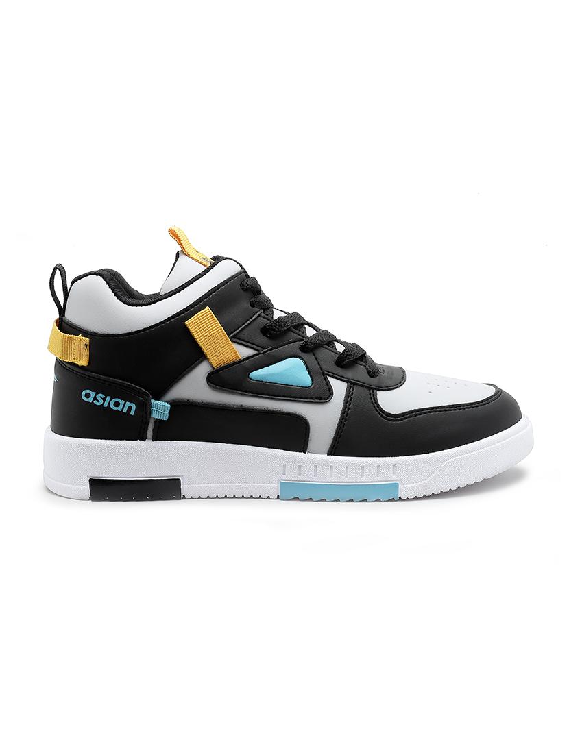 grey synthetic lace up sneakers - 21371395 - Standard Image - 2