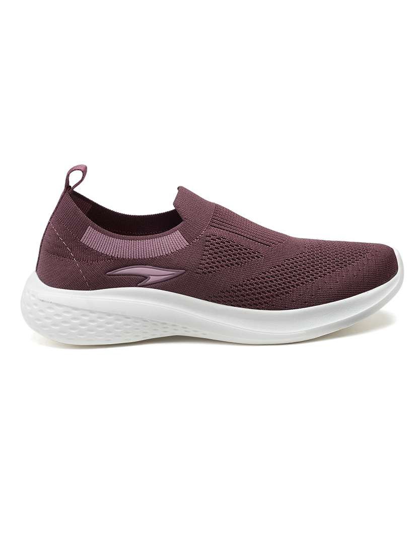 men purple solid sports shoe - 21371400 -  Standard Image - 2
