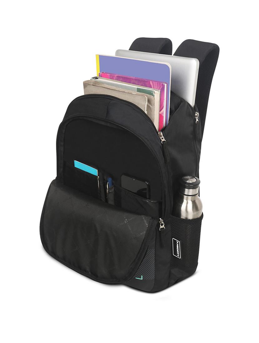 black polyester backpack - 21371695 - Standard Image - 2
