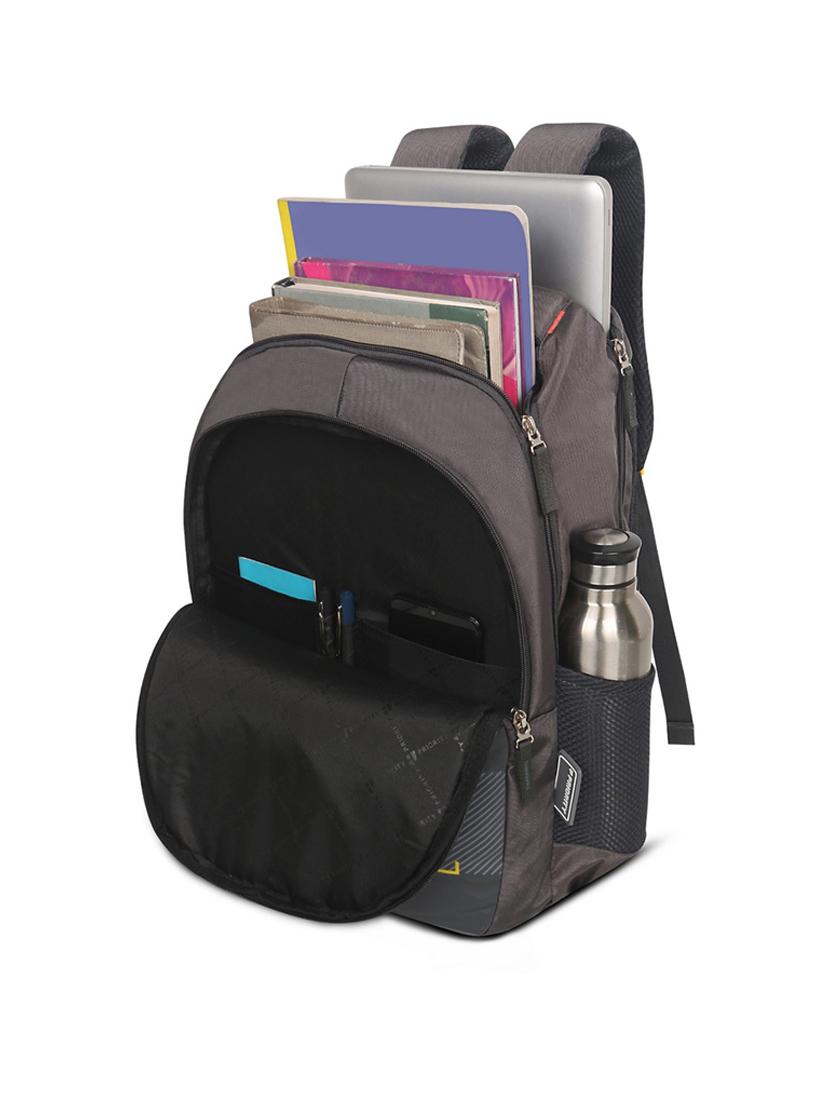 grey polyester backpack - 21371696 - Standard Image - 2