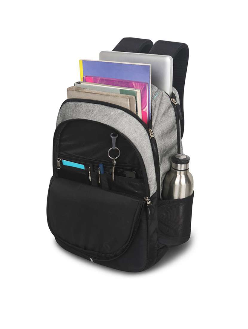 black polyester backpack - 21371702 -  Standard Image - 2