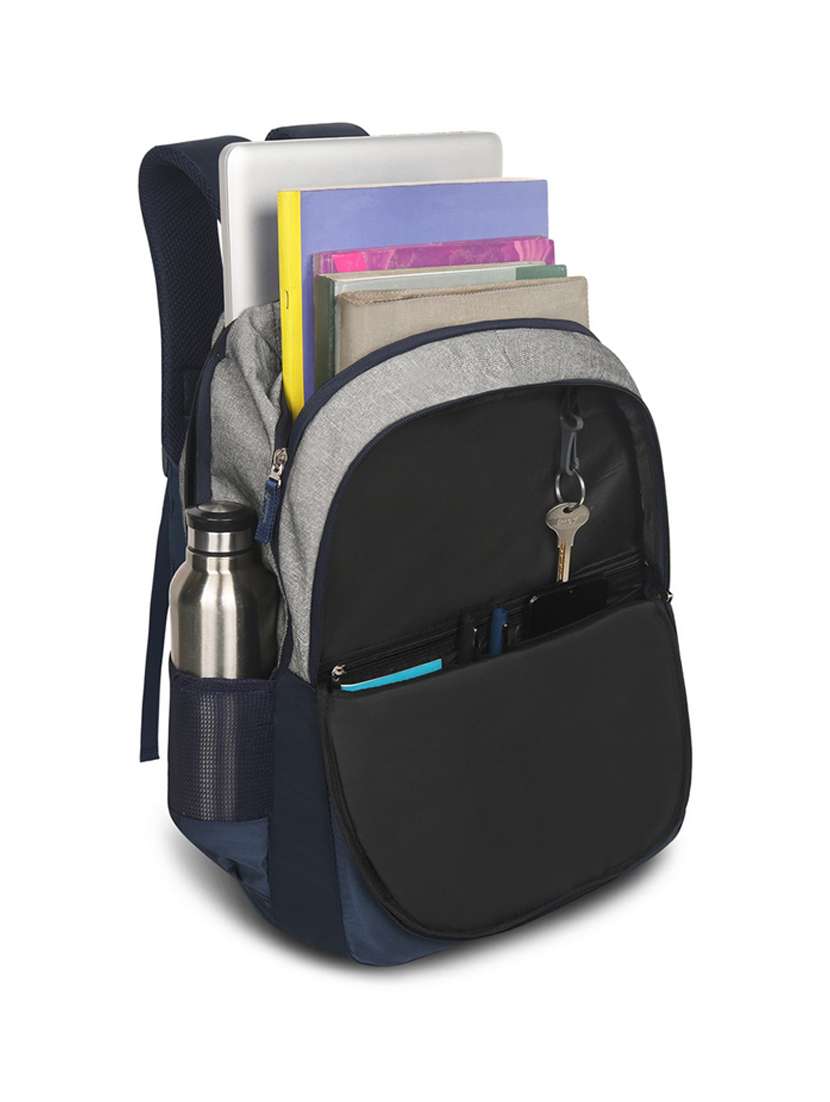 men navy blue solid backpacks - 21371703 -  Standard Image - 2