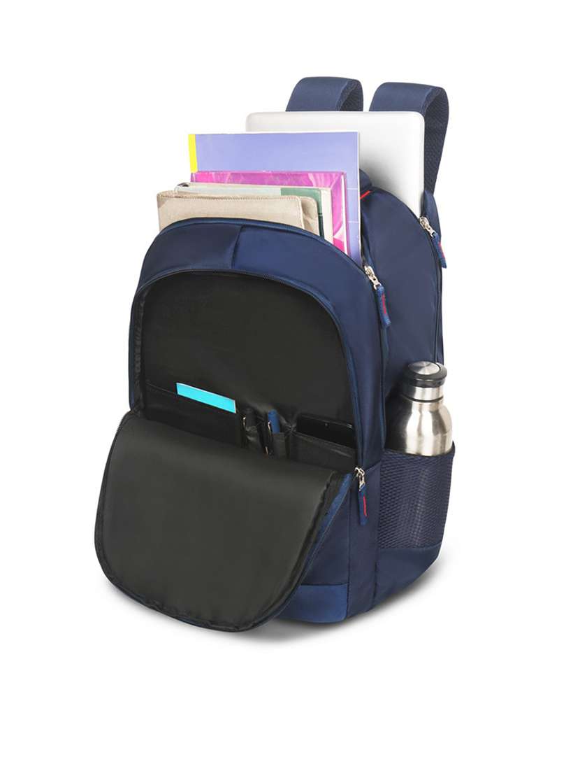 navy blue polyester backpack - 21371704 -  Standard Image - 2