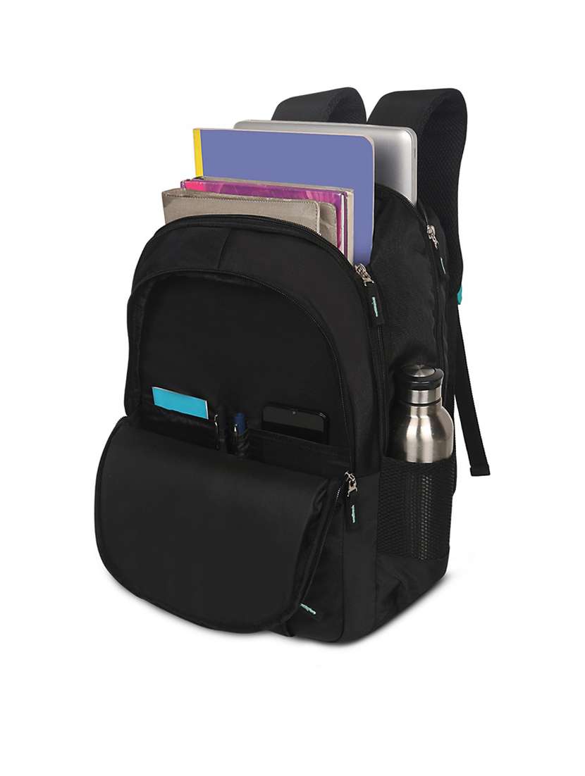 men black solid backpack - 21371705 -  Standard Image - 2