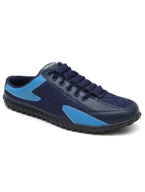 men blue slip on shoe - 21371869 - Standard Image - 0