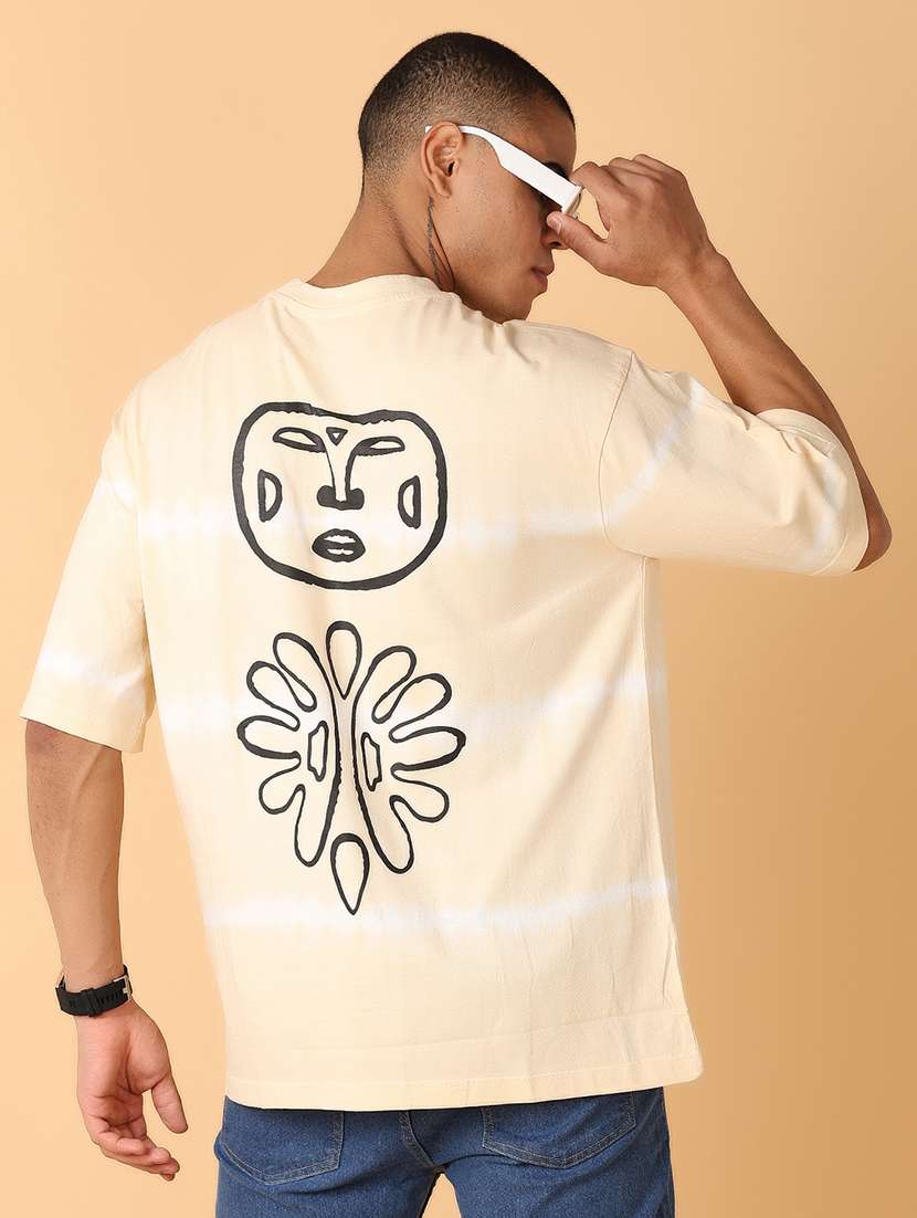 men printed oversized short sleeves t-shirt - 21371988 -  Standard Image - 2