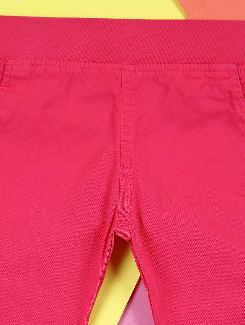 girls pink patched jogger - 21372016 -  Standard Image - 2
