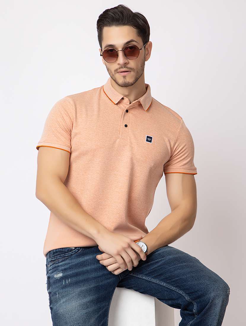 men short sleeves polo neck t-shirt - 21372339 - Standard Image - 2