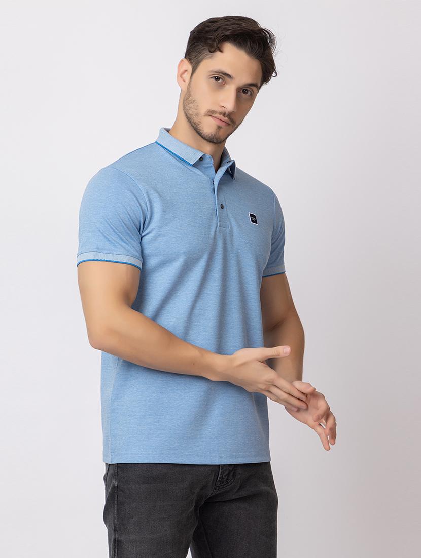 men short sleeves polo neck t-shirt - 21372341 - Standard Image - 2