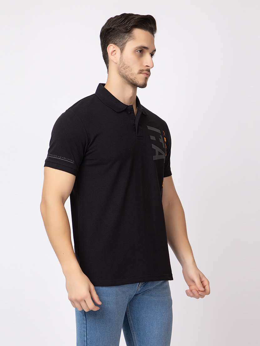 men short sleeves polo neck t-shirt - 21374165 - Standard Image - 2