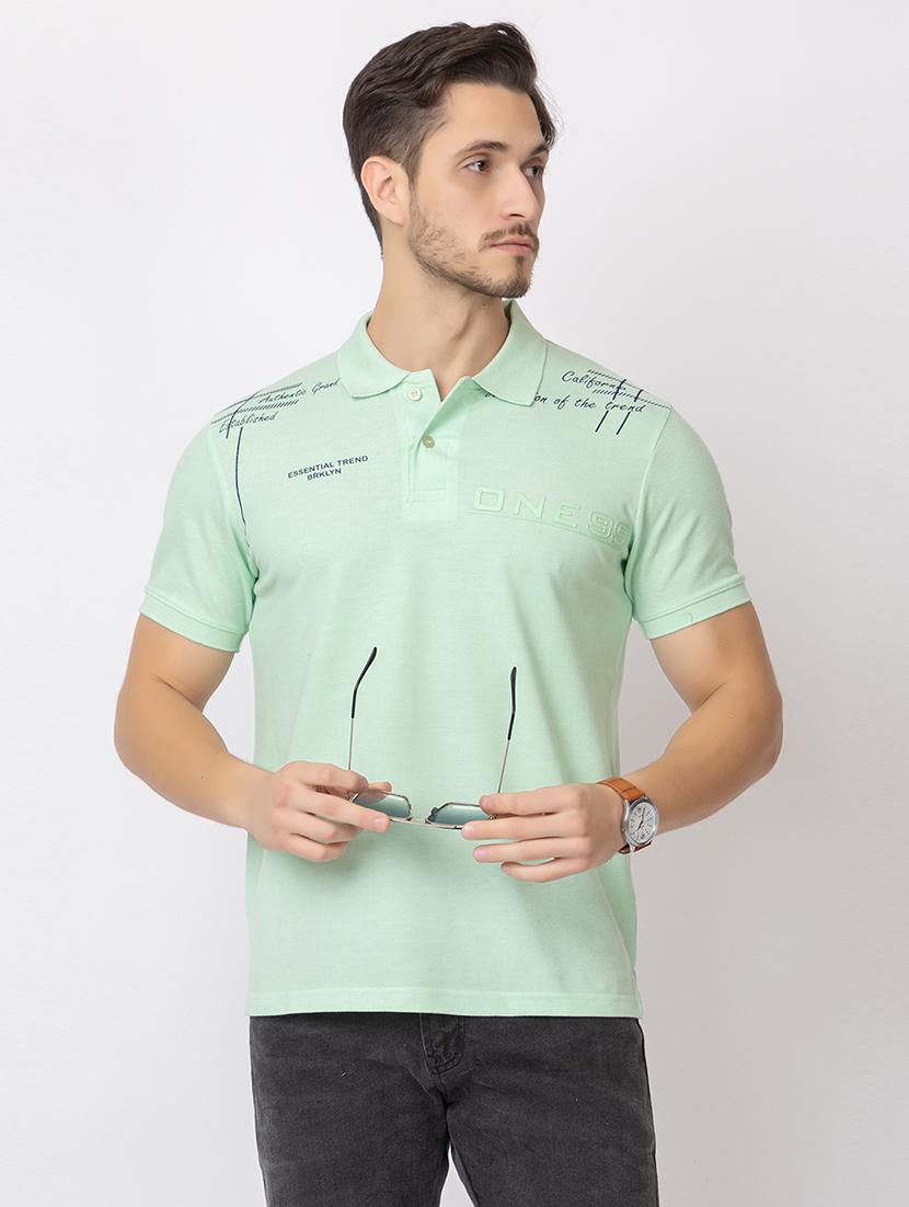 men short sleeves polo neck t-shirt - 21374169 - Zoom Image - 0