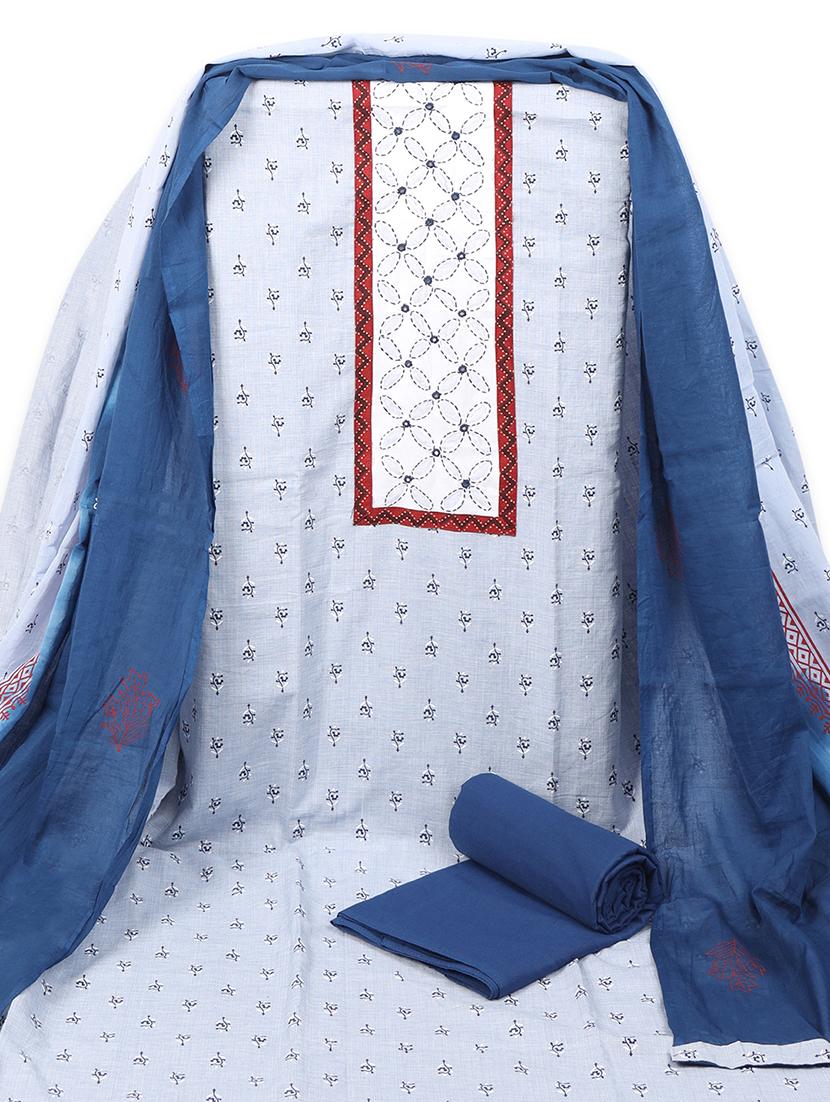 women printed unstitched suit set - 21374282 - Zoom Image - 0