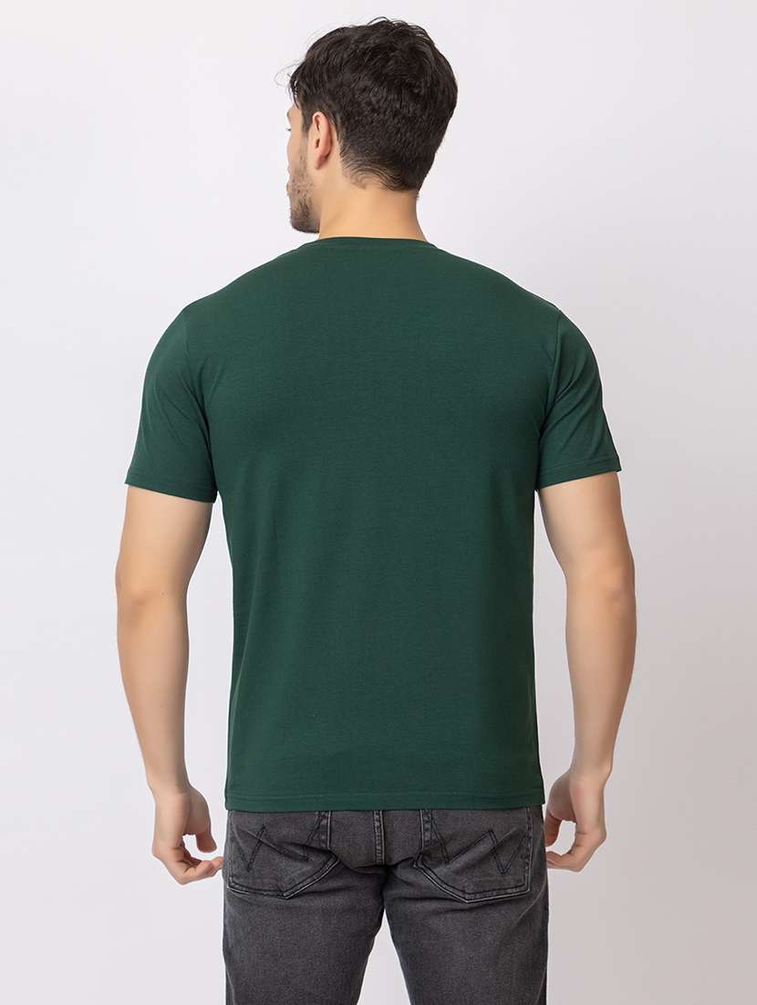 men round neck plain t-shirt - 21374328 - Standard Image - 2