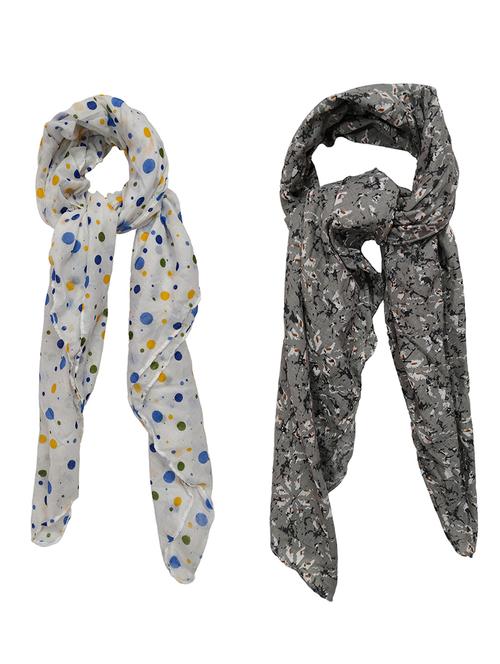 women pack of 2 printed scarves - 21374529 - Standard Image - 0