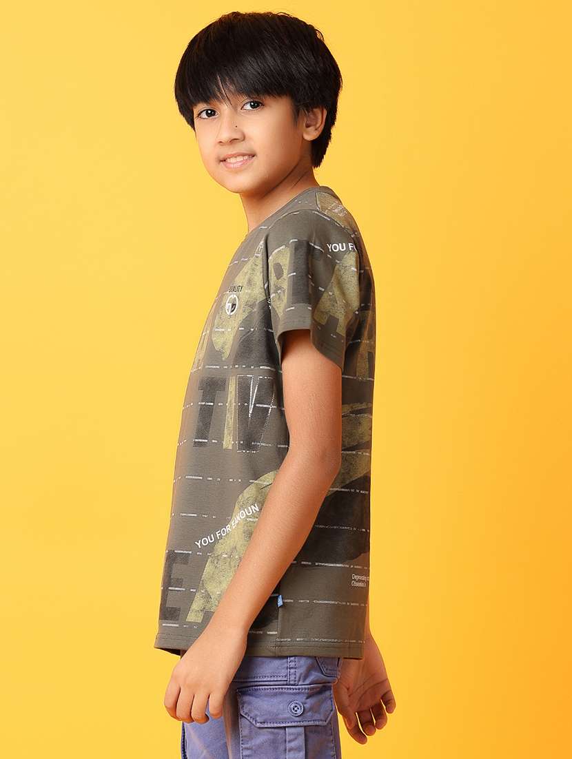 boys round neck graphic t-shirt - 21374731 - Standard Image - 2