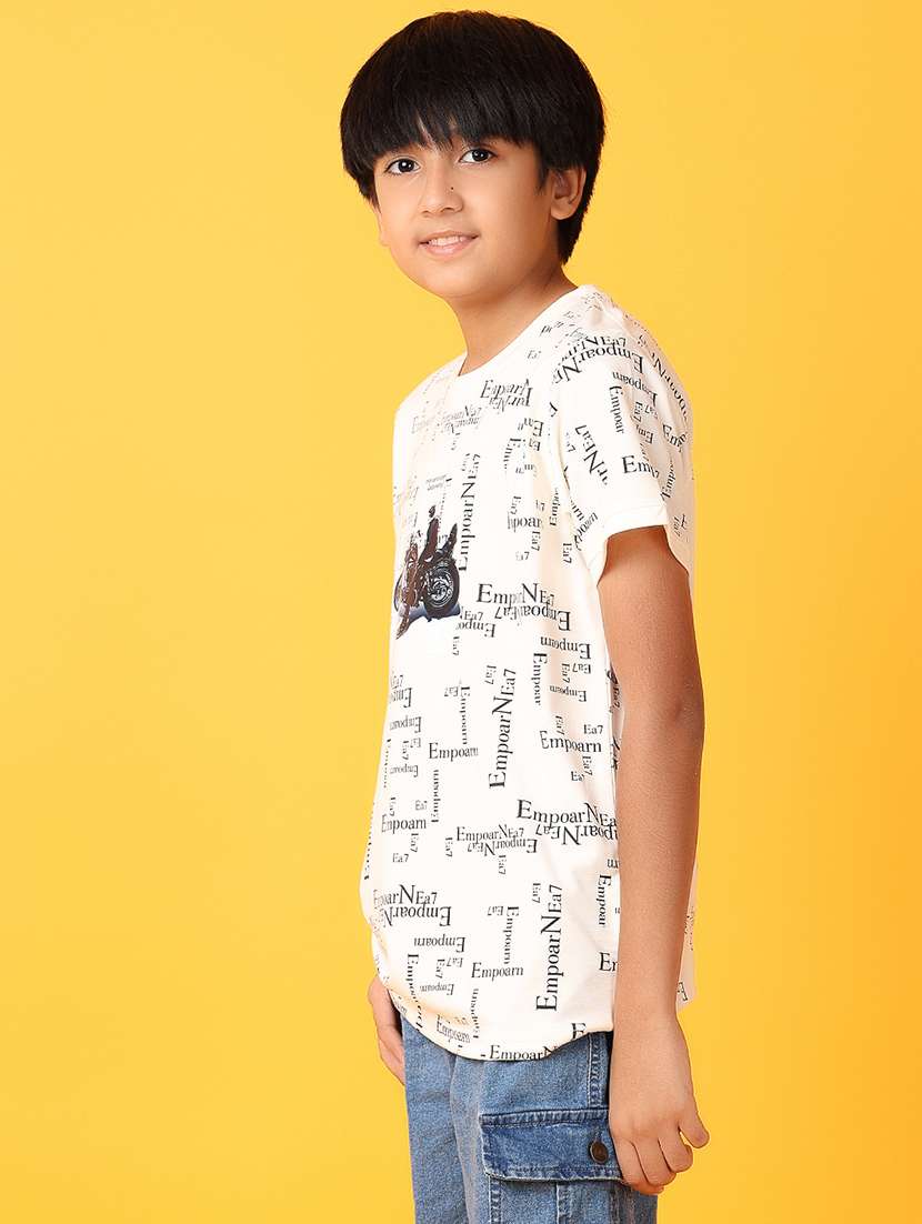 boys printed short sleeves t-shirts - 21374732 -  Standard Image - 2