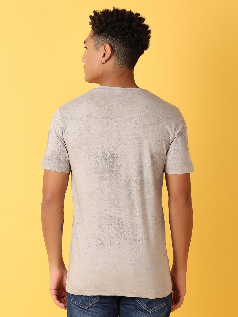 men front print short sleeve t-shirt - 21374787 - Standard Image - 2