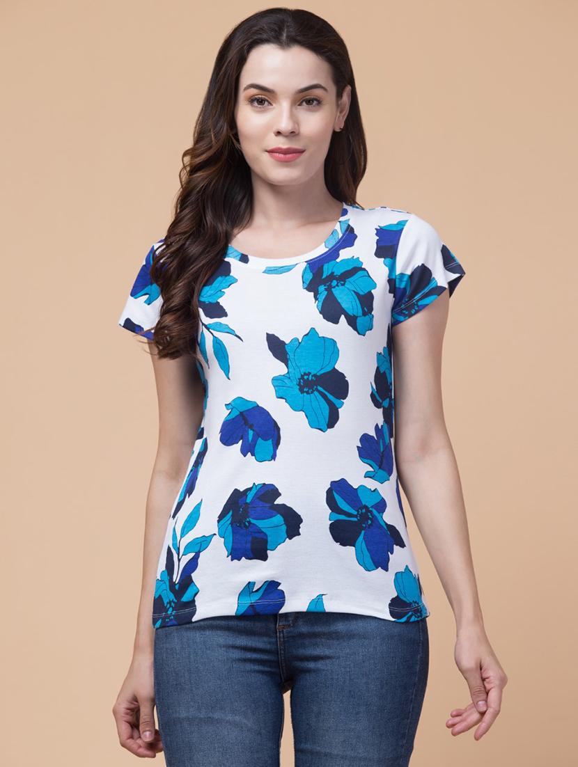 pack of 2 printed round neck t-shirt - 21374854 - Standard Image - 2