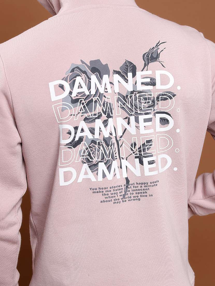 men back print hooded sweatshirt - 21375004 -  Standard Image - 2