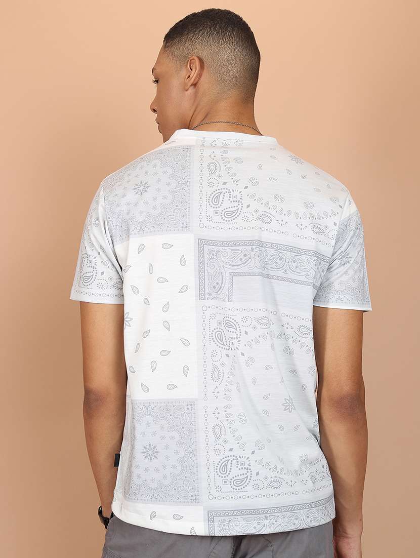men printed round neck t-shirt - 21375057 -  Standard Image - 2