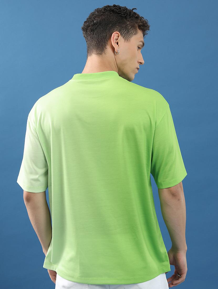 men chest print t-shirt - 21375060 - Standard Image - 2