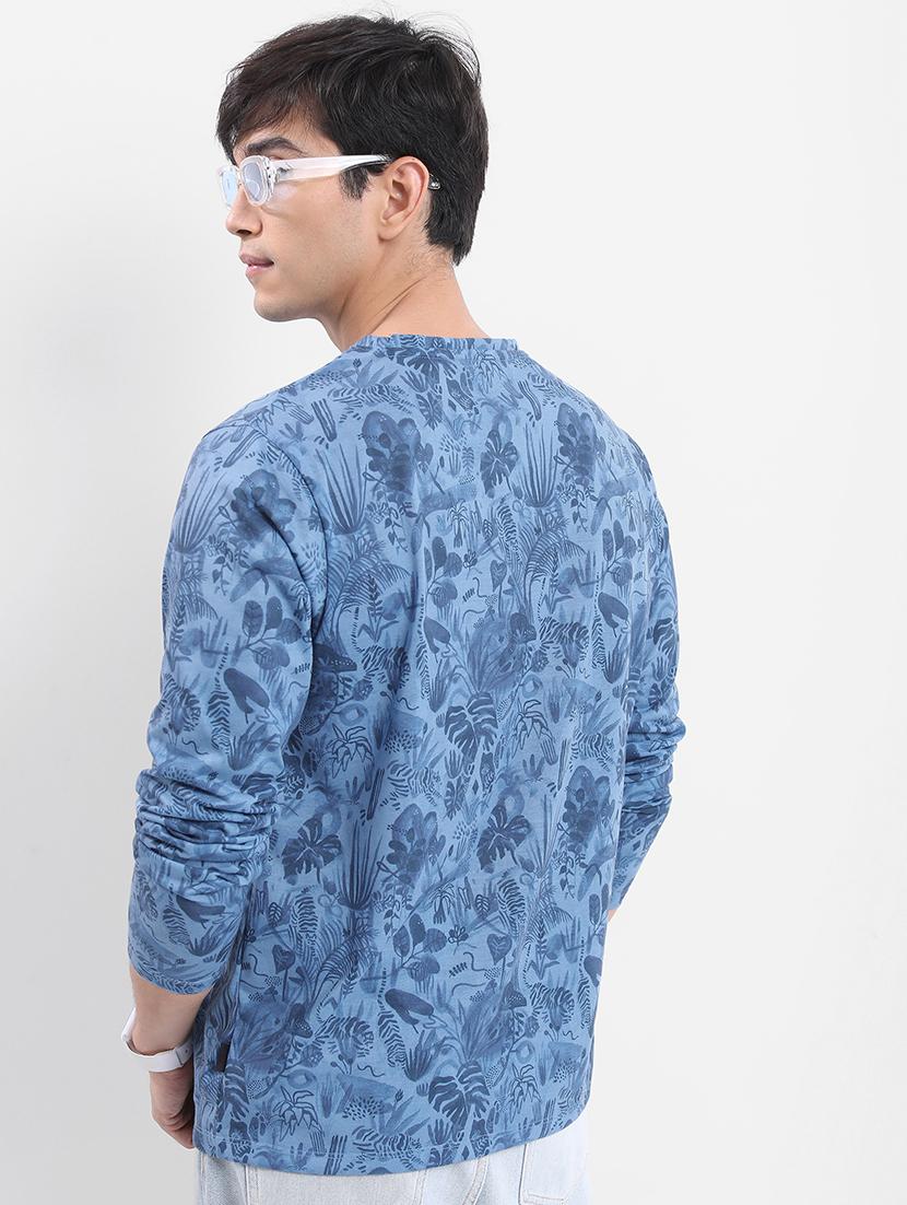 men printed round neck t-shirt - 21375187 - Standard Image - 2