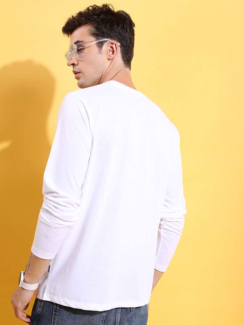 men round neck long sleeve t-shirt - 21375231 -  Standard Image - 2