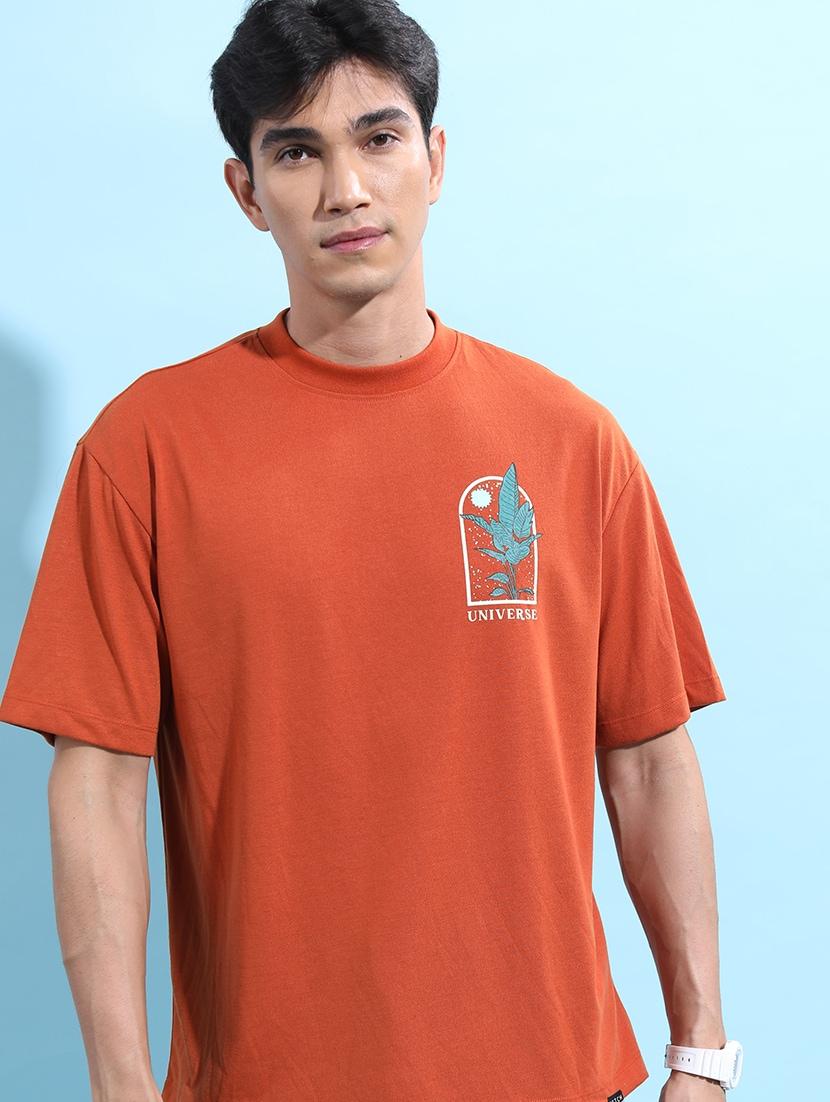 men back print oversized t-shirt - 21375250 - Standard Image - 2