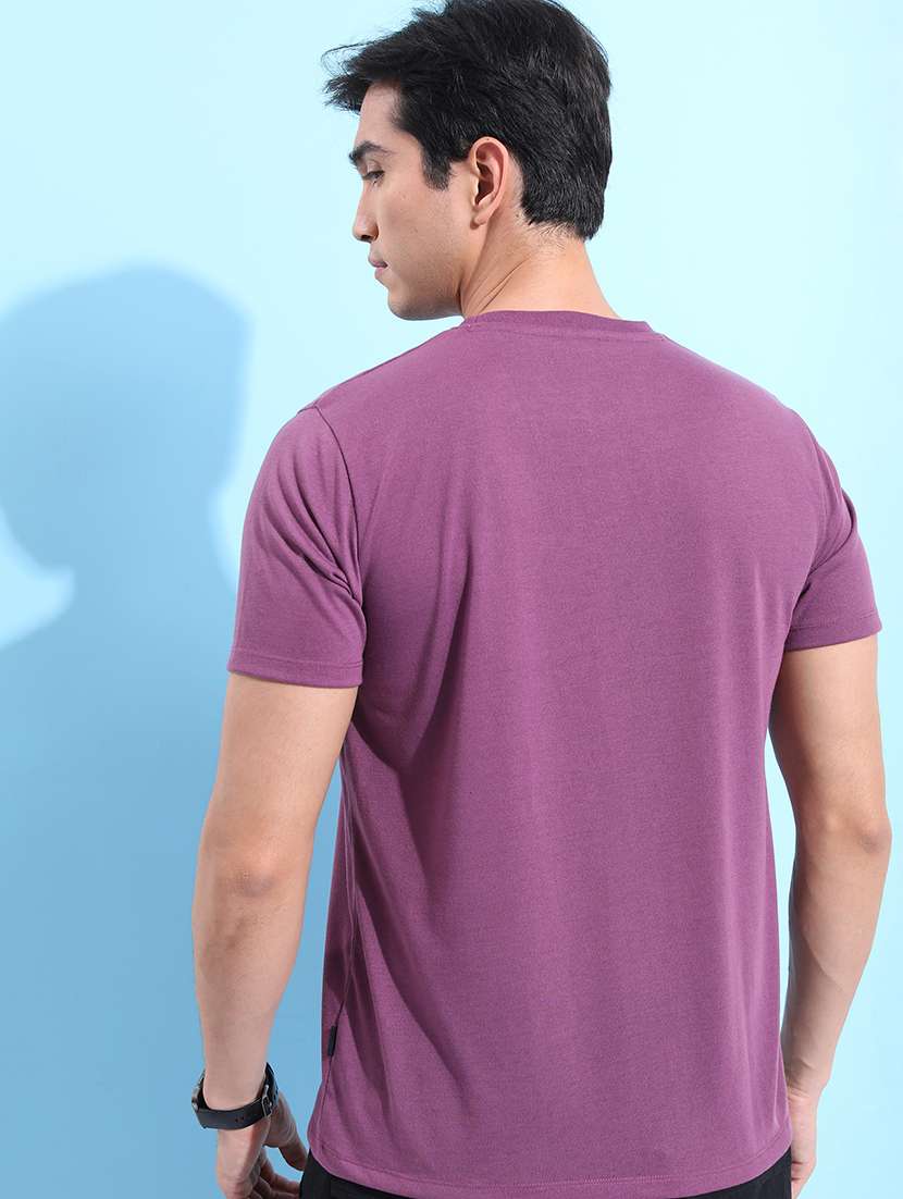 men front print round neck t-shirt - 21375260 -  Standard Image - 2