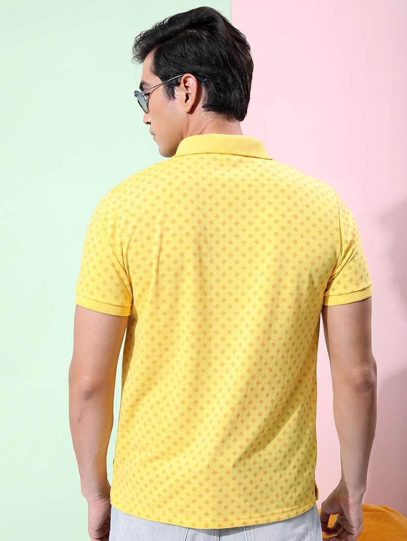 men printed polo t-shirt - 21375290 -  Standard Image - 2