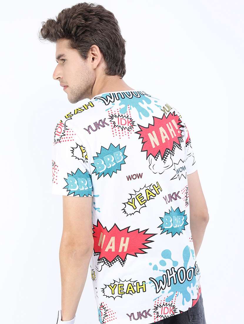 men short sleeve all over print t-shirt - 21375348 -  Standard Image - 2