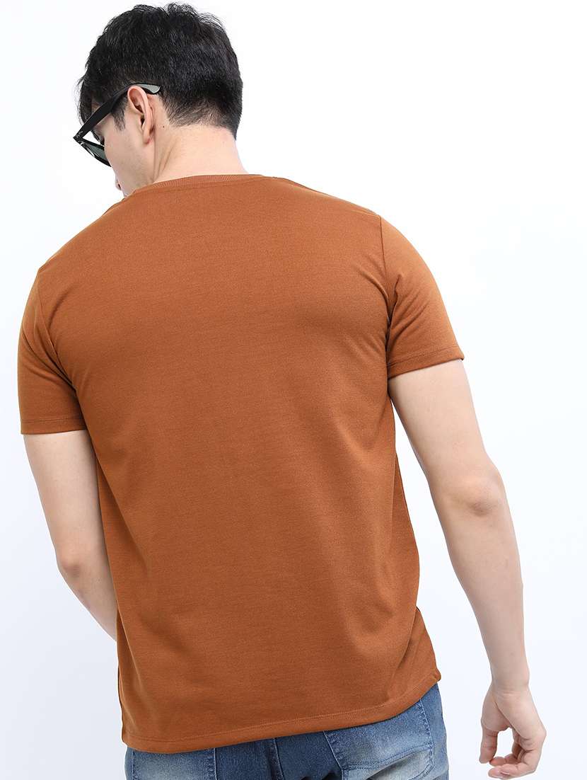 men printed round neck t-shirt - 21375359 -  Standard Image - 2