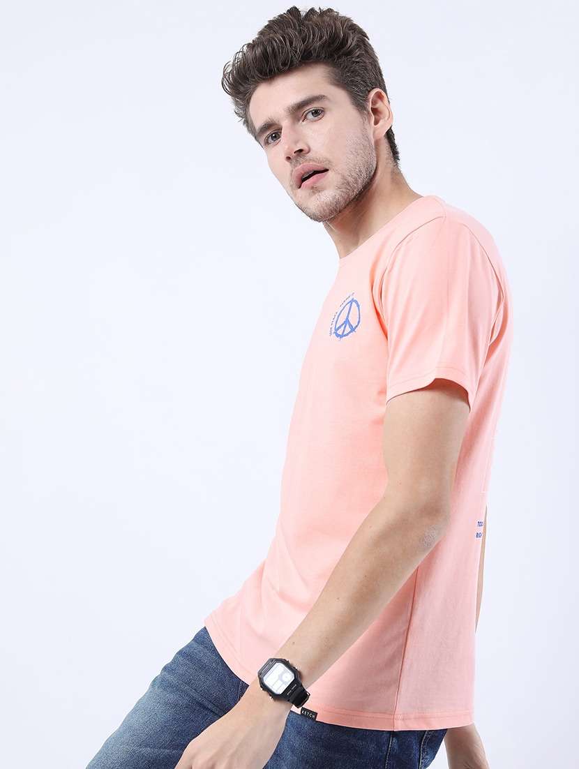 men printed round neck t-shirt - 21375396 -  Standard Image - 2