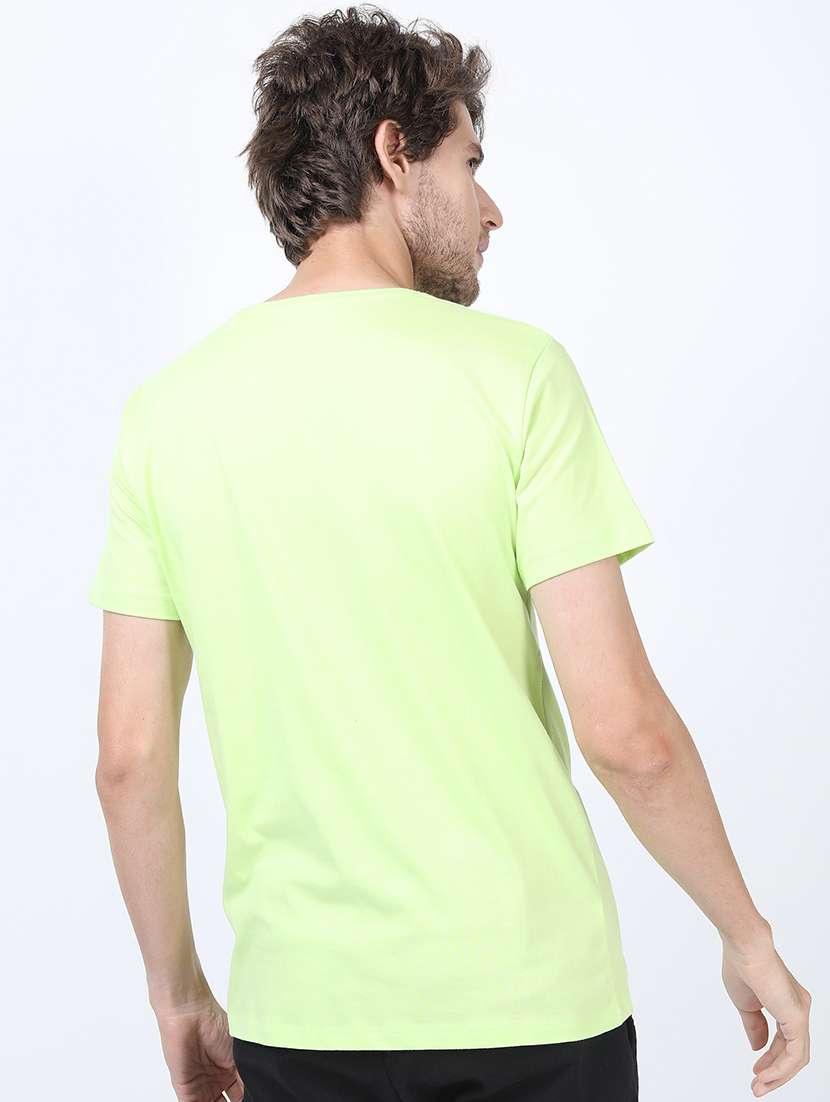 men front print round neck t-shirt - 21375429 -  Standard Image - 2