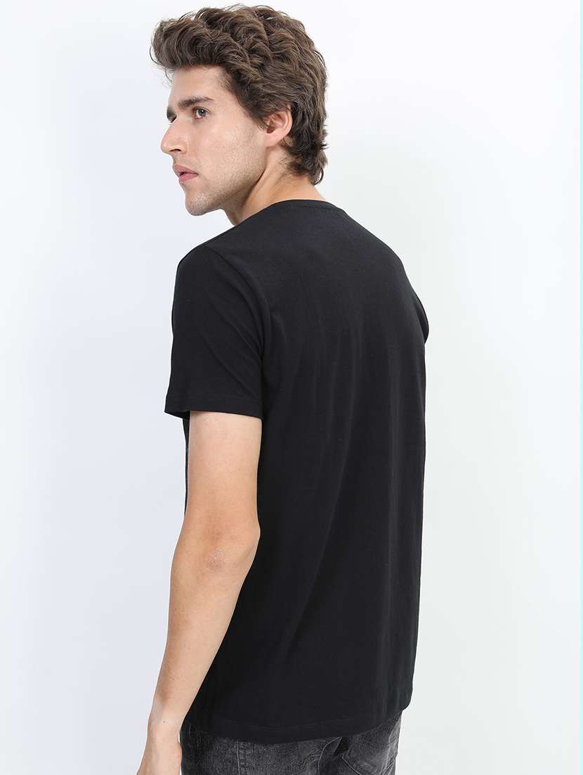 men front print cotton t-shirt - 21375436 -  Standard Image - 2